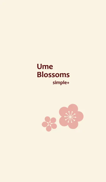 [LINE着せ替え] Ume Blossoms[simple+]Aの画像1