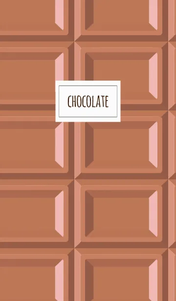 [LINE着せ替え] chocolate / pinkの画像1