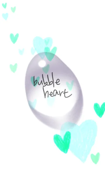 [LINE着せ替え] bubble heart 006の画像1