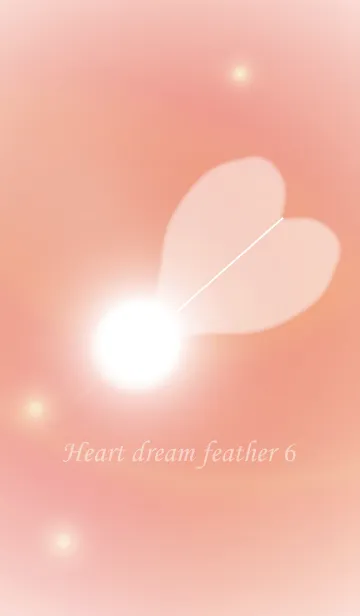 [LINE着せ替え] Heart dream feather 6の画像1