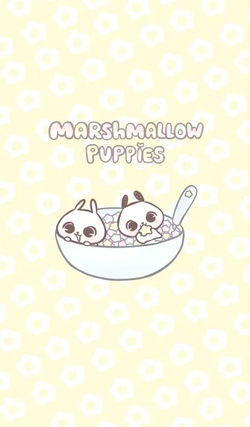 [LINE着せ替え] Marshmallow Puppies 4の画像1