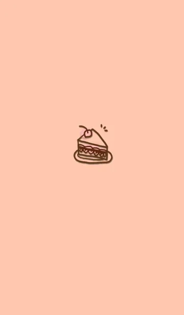 手描きケーキアイコンのline着せ替え 画像 情報など
