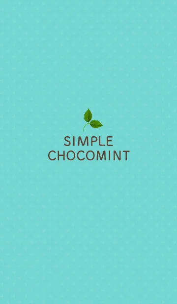 [LINE着せ替え] シンプルチョコミントの画像1