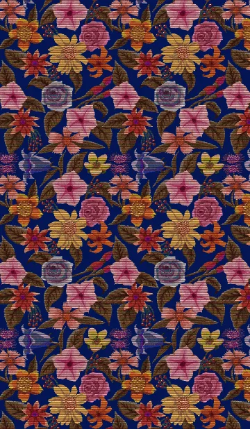 [LINE着せ替え] ゴブラン3 [オーシャン(ブルー1)]の画像1