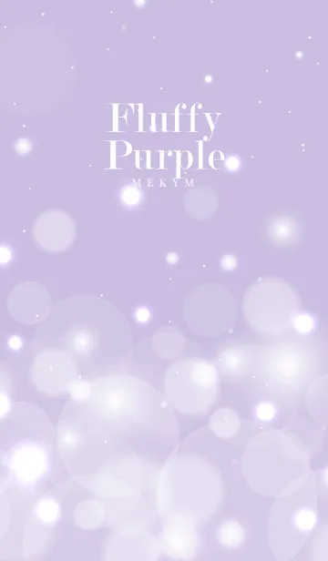 [LINE着せ替え] Fluffy Purple.の画像1