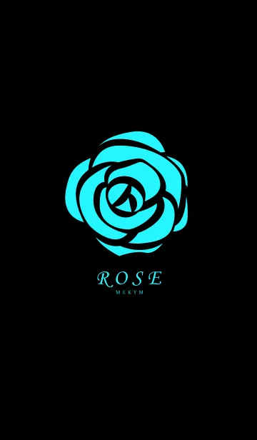 [LINE着せ替え] ROSE-Blue＆Black-の画像1