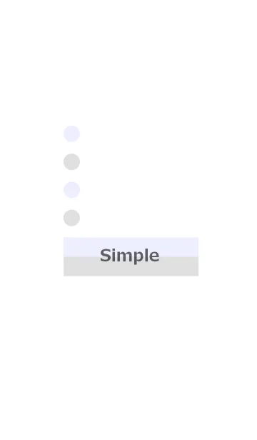[LINE着せ替え] 丸とシンプル7の画像1