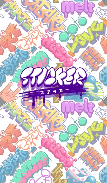 [LINE着せ替え] ステッカーの画像1