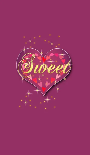 [LINE着せ替え] SWEET*Love heart22.の画像1
