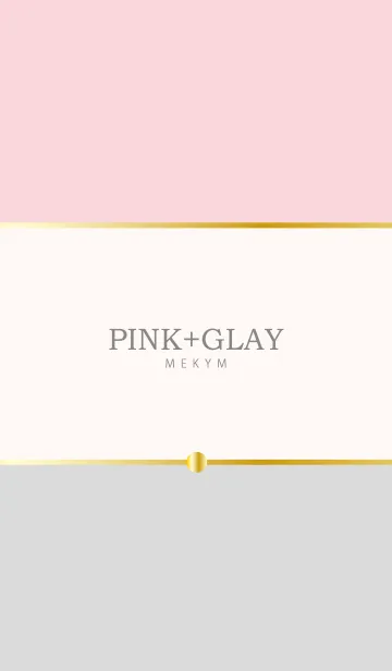 [LINE着せ替え] - PINK+GRAY -の画像1