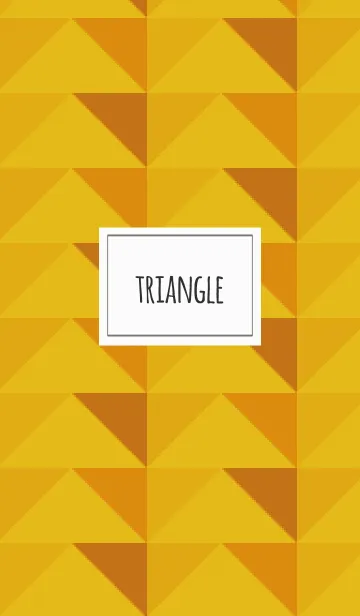 [LINE着せ替え] 三角 / 茶色の画像1