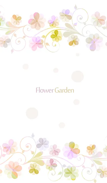 [LINE着せ替え] artwork_Flower garden14の画像1