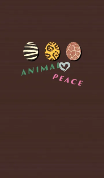 [LINE着せ替え] Animal and Peaceの画像1