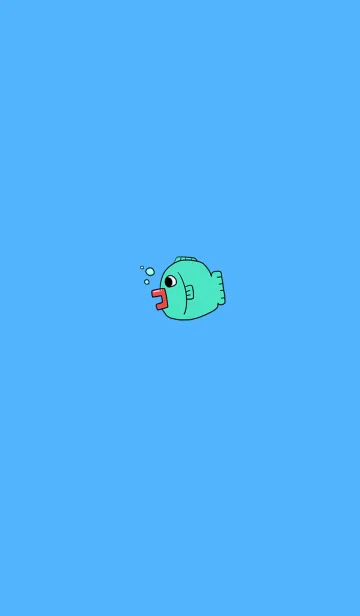 [LINE着せ替え] ぷくぷく魚の画像1