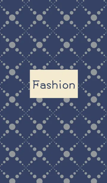 [LINE着せ替え] 点線の古典的な濃い青色の線の画像1