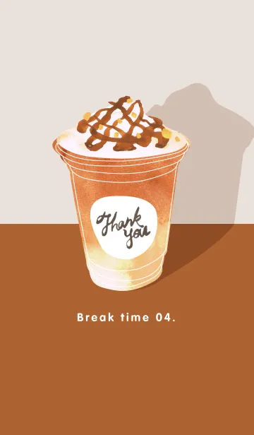 [LINE着せ替え] BREAK TIME - caramel-の画像1
