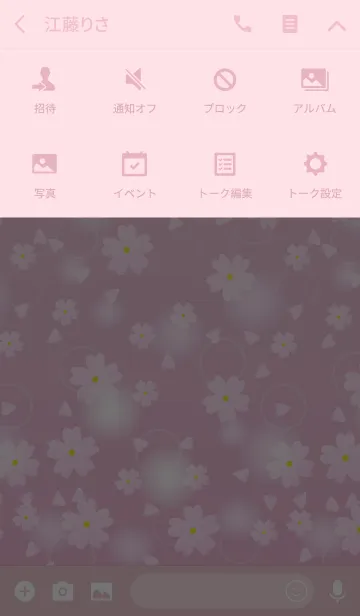 [LINE着せ替え] a shower of falling cherry blossoms.の画像4
