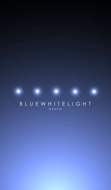 [LINE着せ替え] BLUE WHITE LIGHT -MEKYM-の画像1