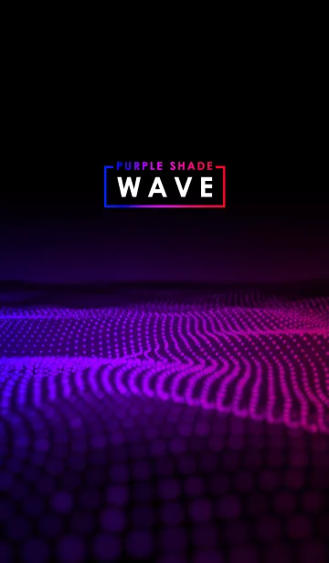 [LINE着せ替え] Purple Shade Wave in Blackの画像1