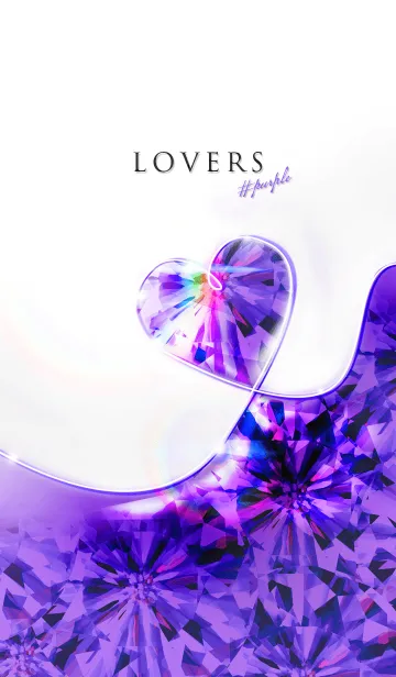 [LINE着せ替え] LOVERS #purpleの画像1