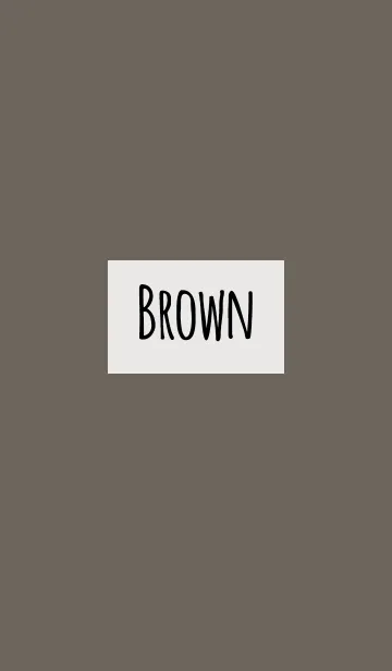 [LINE着せ替え] ブラウン3 /スクエアの画像1