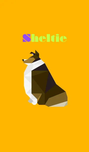 [LINE着せ替え] シェルティー（ダークセーブル）の画像1