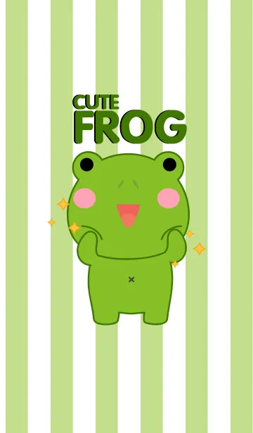 [LINE着せ替え] I'm Cute Frog Theme(jp)の画像1