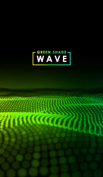 Green Shade Wave in Blackの着せ替えメイン画像