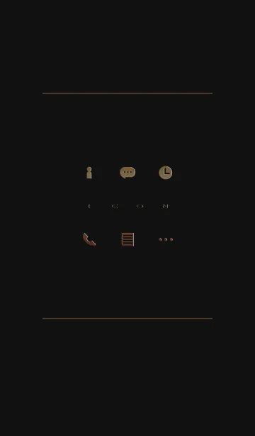 Simple Icon - COPPER -の着せ替えメイン画像