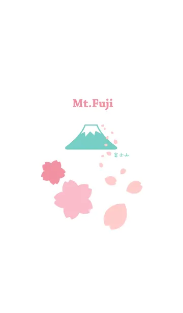 Mt.Fuji ～富士山と桜の着せ替えメイン画像