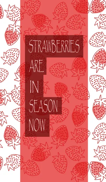 strawberries seasonのLINE着せ替え