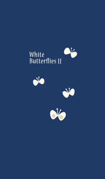 [LINE着せ替え] White Butterflies 2の画像1