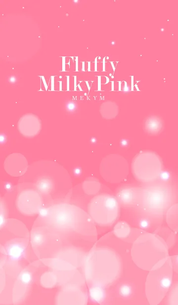 [LINE着せ替え] Fluffy Milky Pink.の画像1