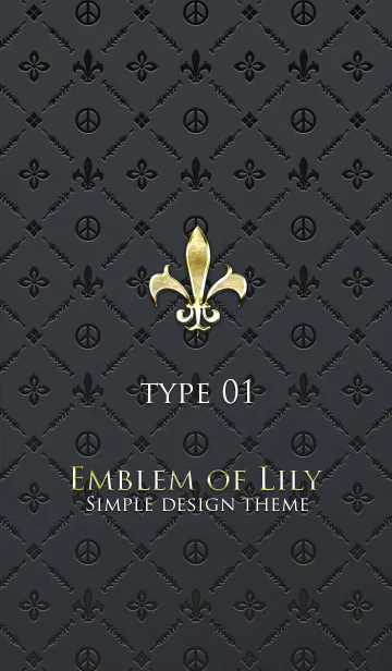 [LINE着せ替え] Emblem of Lily type 01の画像1