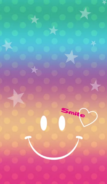 [LINE着せ替え] Smile ！！ Rainbowの画像1