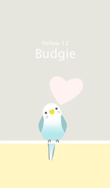 [LINE着せ替え] セキセイインコ/イエロー12の画像1