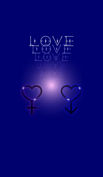 [LINE着せ替え] Woman and manの画像1