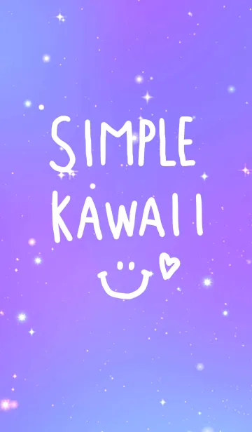 [LINE着せ替え] シンプル。宇宙っぽいかわいい。の画像1