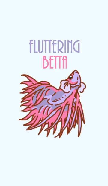 [LINE着せ替え] ひらひらベタ着せかえの画像1