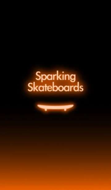 [LINE着せ替え] Sparking Skateboards <R08>の画像1