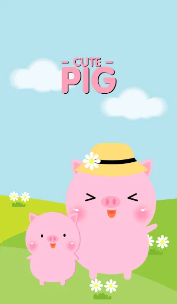 [LINE着せ替え] I'm Pig Theme(jp)の画像1