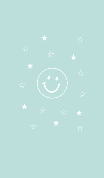 [LINE着せ替え] すまいる-グリーン星-の画像1