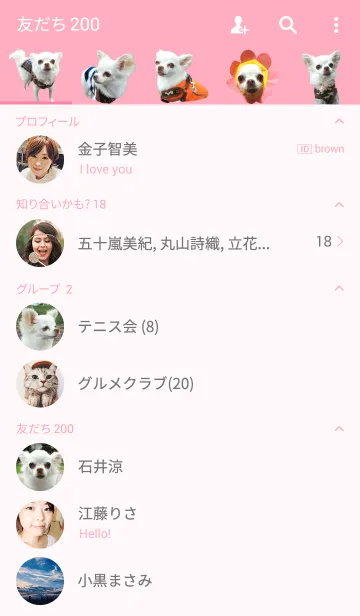 [LINE着せ替え] Real DOG 白チワワ『微笑み王子 マロ 』の画像2