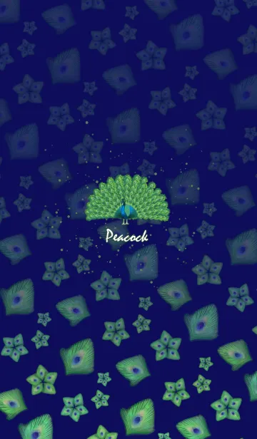 [LINE着せ替え] 孔雀 -Elegant blue-の画像1