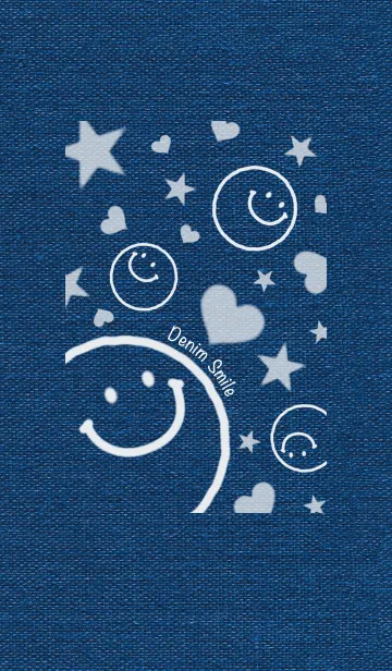 [LINE着せ替え] デニム♥スマイル 2の画像1