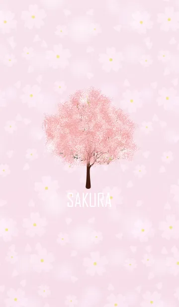 [LINE着せ替え] a shower of falling cherry blossoms 2.の画像1