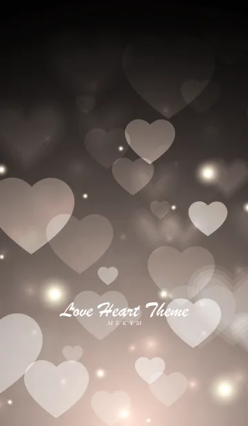 [LINE着せ替え] Love Heart Theme -WHITE-の画像1