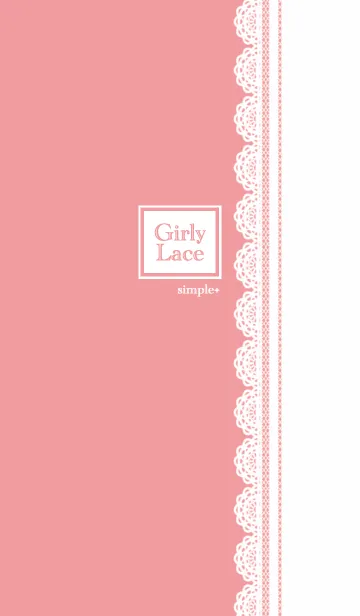 [LINE着せ替え] Girly Lace[simple+]Cの画像1