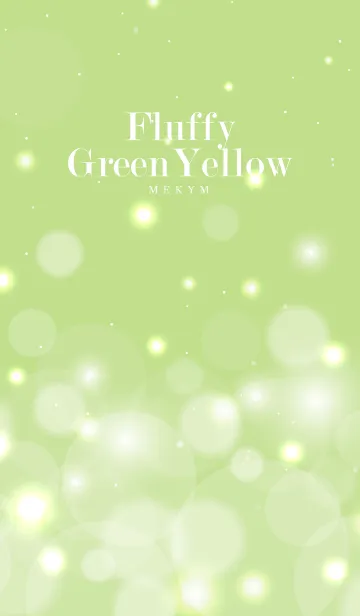 [LINE着せ替え] Fluffy Green Yellow.の画像1