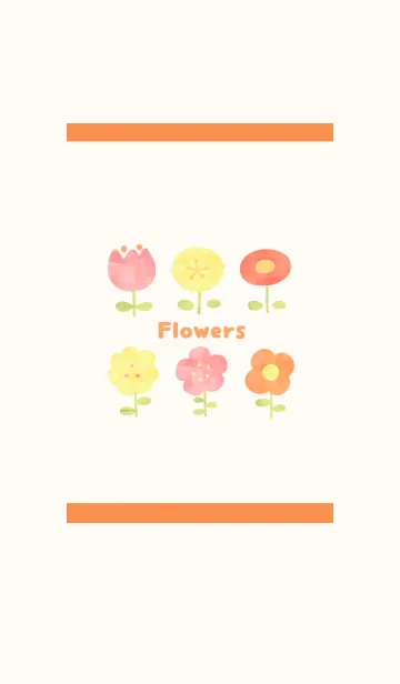 [LINE着せ替え] かわいいお花の画像1
